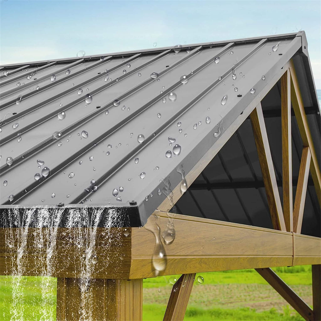 Alora 12x14 FT Hardtop All-Weather Outdoor Gazebo