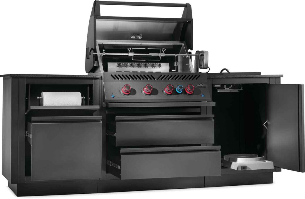 Patio Outdoor Kitchen - Patio Elegance OASIS™ 300 with Built-in 700 Series 32" Gas Grill