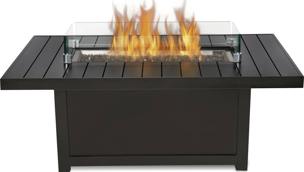 Patio Elegance Fire Table – St. Tropez Rectangle Patio Flame Table