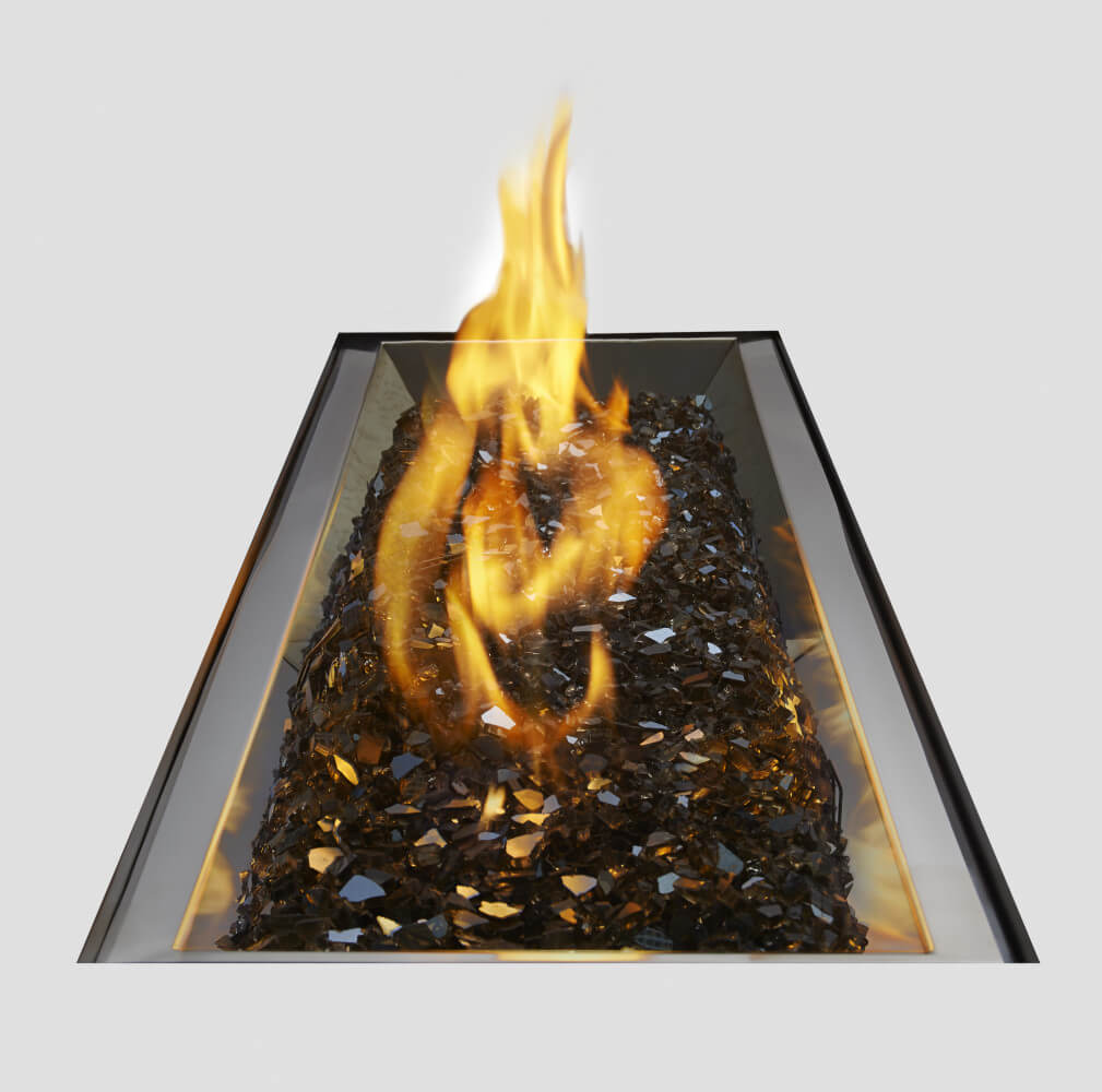 Patio Elegance Fire Table – St. Tropez Rectangle Patio Flame Table