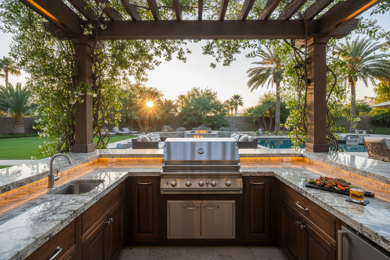 Luxury Outdoor Kitchen
